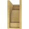 Ekena Millwork 7"W x 14"D x 14"H Classic Mediterranean Rough Cedar Woodgrain TimberThane Corbel, Primed Tan CORUR07X14X14MEDRCPR - alternate 6